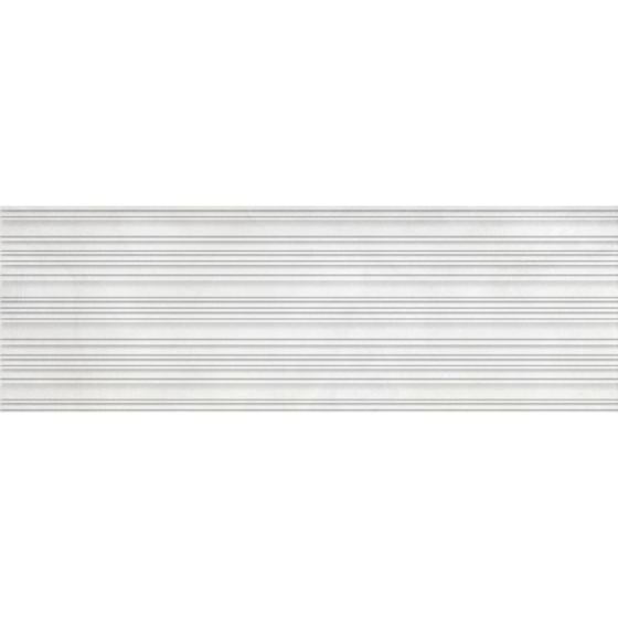 Πλακάκι τοίχου Keros Thames Line Gris 30×90 γυαλιστερό με ανάγλυφες γραμμές